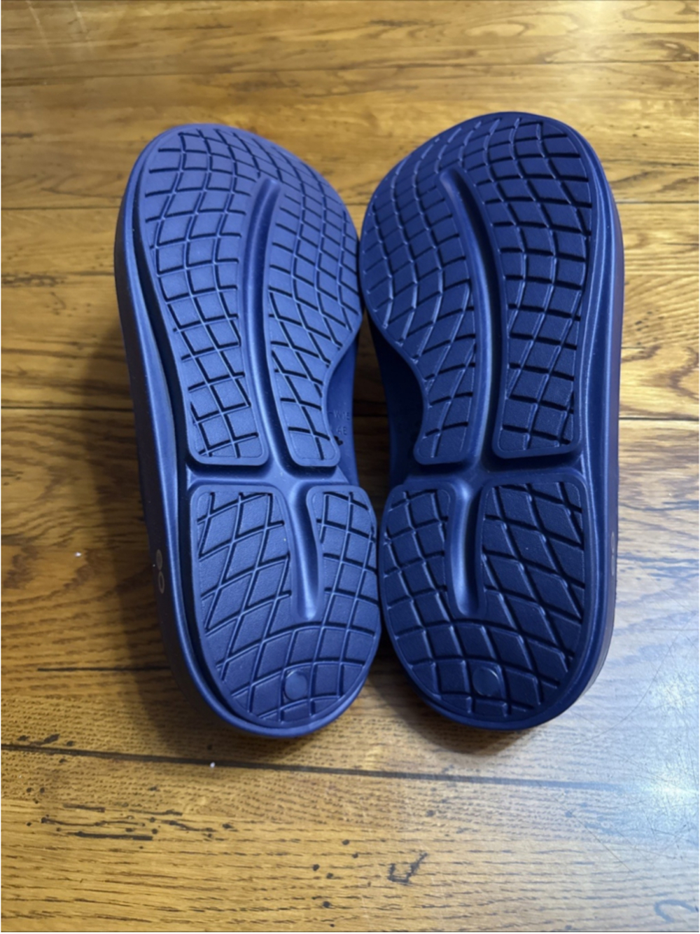 OOFOS Unisex Blue Recovery Comfort Slides Sandals. Si9ze M13/W15. - Picture 5 of 7
